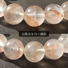 画像3: マニカラン水晶 AAAランク 薄ピンク 12mm ブレスレット ヒマラヤ産 天然石 カラーストーン (3)