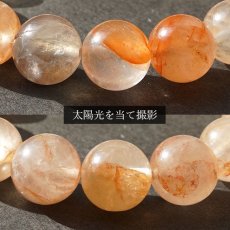 画像3: マニカラン水晶 AAランク 赤 12mm ブレスレット ヒマラヤ産 天然石 カラーストーン (3)