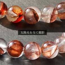 画像3: マニカラン水晶 AAAランク 赤 8mm ブレスレット ヒマラヤ産 天然石 カラーストーン (3)