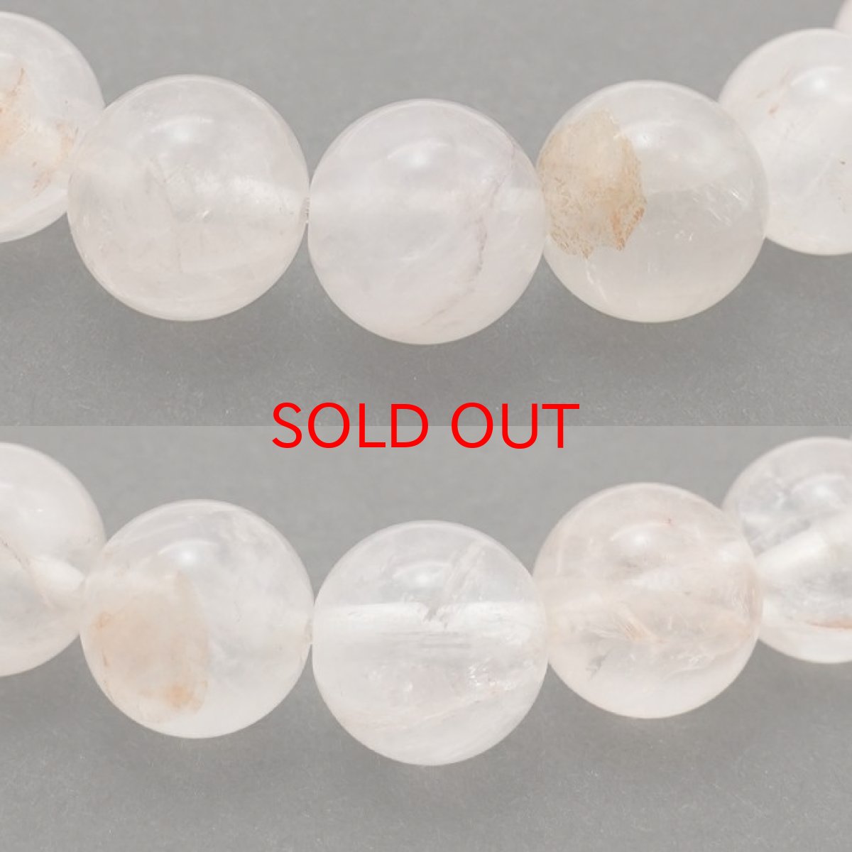 画像2: マニカラン水晶 AAランク 薄ピンク 10mm ブレスレット ヒマラヤ産 天然石 カラーストーン (2)