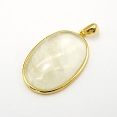 画像2: リビアングラス SV925 ペンダントトップ オーバル リビア砂漠産 【 一点もの 】 インパクトガラス Libyan Glass 隕石 天然ガラス テクタイト 希少 レア 天然石 パワーストーン (2)