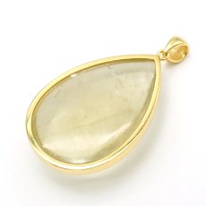 画像3: リビアングラス SV925 ペンダントトップ ドロップ リビア砂漠産 【 一点もの 】 インパクトガラス Libyan Glass 隕石 天然ガラス テクタイト 希少 レア 天然石 パワーストーン (3)