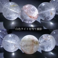 画像4: マニカラン水晶 AAランク 薄ピンク 17mm ブレスレット ヒマラヤ産 天然石 カラーストーン (4)