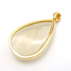 画像3: リビアングラス SV925 ペンダントトップ ドロップ リビア砂漠産 【 一点もの 】 インパクトガラス Libyan Glass 隕石 天然ガラス テクタイト 希少 レア 天然石 パワーストーン (3)