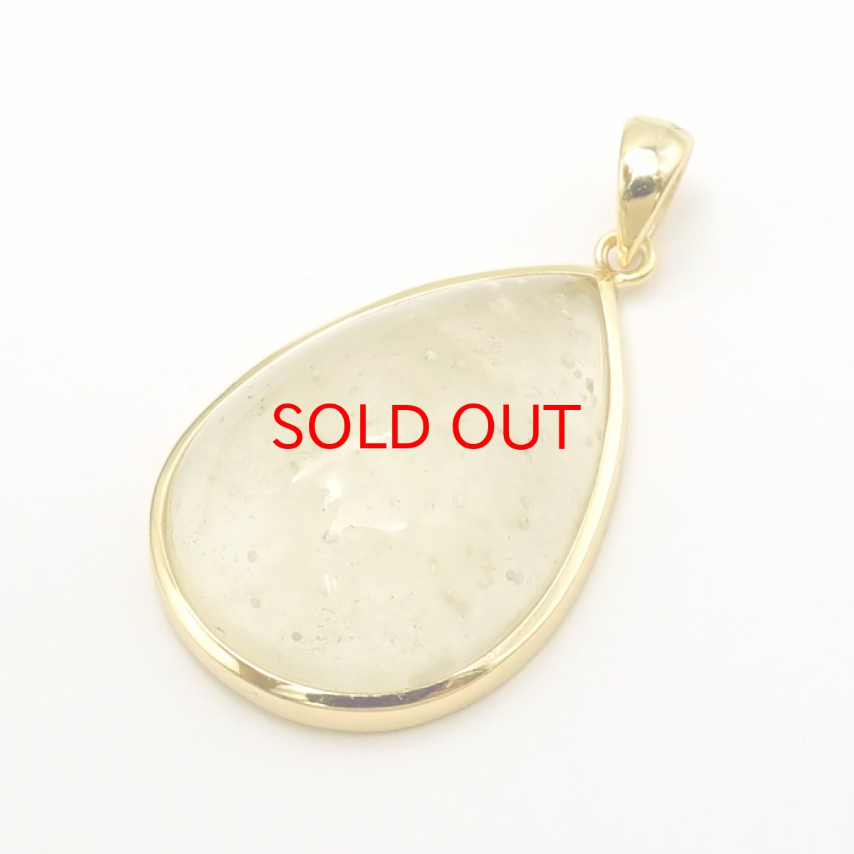 画像2: リビアングラス SV925 ペンダントトップ ドロップ リビア砂漠産 【 一点もの 】 インパクトガラス Libyan Glass 隕石 天然ガラス テクタイト 希少 レア 天然石 パワーストーン (2)