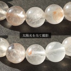 画像3: マニカラン水晶 AAランク 薄ピンク 10mm ブレスレット ヒマラヤ産 天然石 カラーストーン (3)