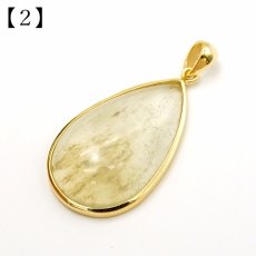 画像4: リビアングラス SV925 ペンダントトップ ドロップ リビア砂漠産 【 一点もの 】 インパクトガラス Libyan Glass 隕石 天然ガラス テクタイト 希少 レア 天然石 パワーストーン (4)