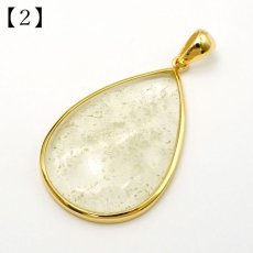 画像5: リビアングラス SV925 ペンダントトップ ドロップ リビア砂漠産 【 一点もの 】 インパクトガラス Libyan Glass 隕石 天然ガラス テクタイト 希少 レア 天然石 パワーストーン (5)