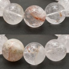 画像2: マニカラン水晶 AAランク 薄ピンク 17mm ブレスレット ヒマラヤ産 天然石 カラーストーン (2)