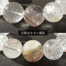画像3: マニカラン水晶 AAランク 薄ピンク 17mm ブレスレット ヒマラヤ産 天然石 カラーストーン (3)