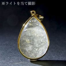 画像4: リビアングラス SV925 ペンダントトップ ドロップ リビア砂漠産 【 一点もの 】 インパクトガラス Libyan Glass 隕石 天然ガラス テクタイト 希少 レア 天然石 パワーストーン (4)