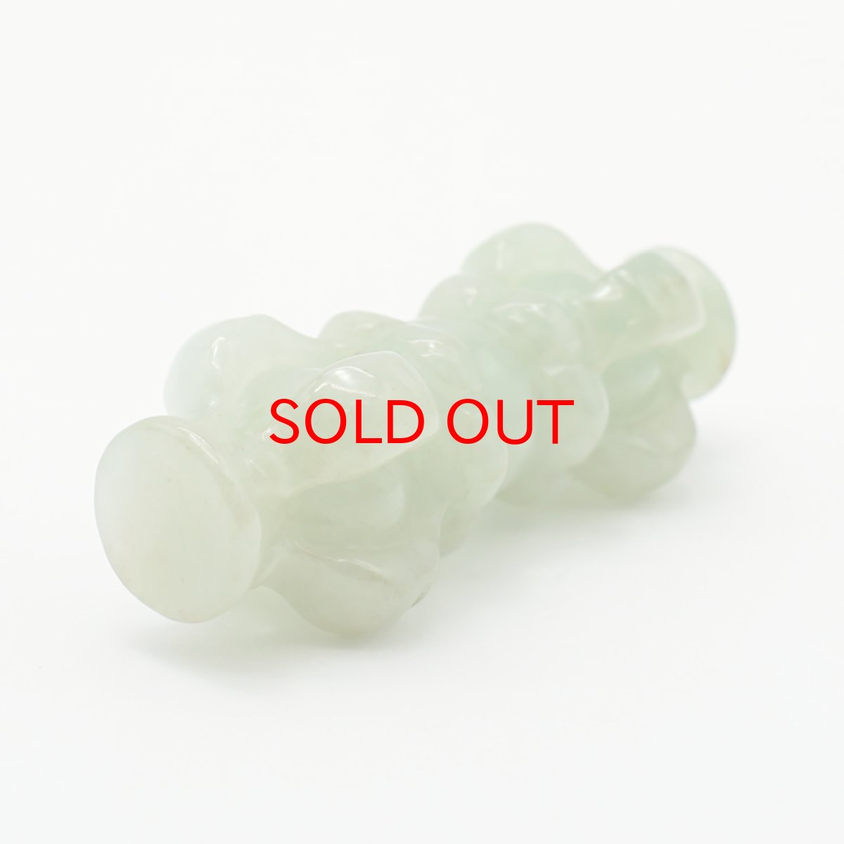 画像3: ミャンマー翡翠 五鈷杵 彫り物 ミャンマー産 【一点もの】 ひすい 天然石 パワーストーン カラーストーン (3)