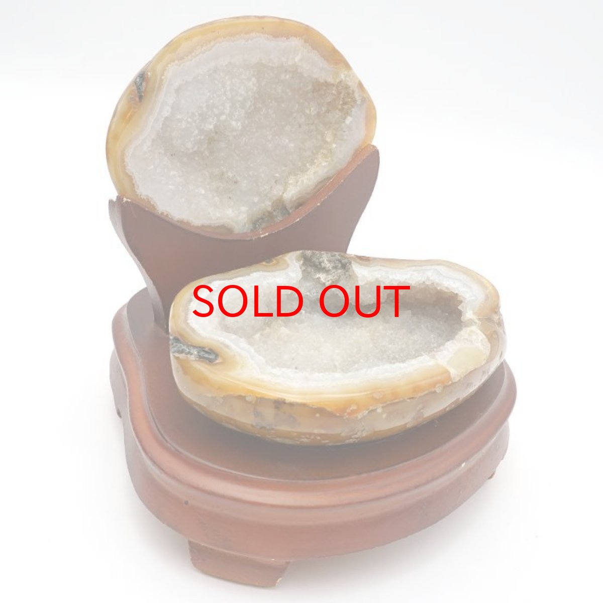 画像3: 【一点物】トレジャーメノウ 台付き ブラジル産 treasure agate 天然石 パワーストーン カラーストーン (3)