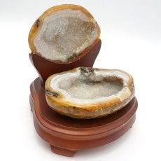 画像3: 【一点物】トレジャーメノウ 台付き ブラジル産 treasure agate 天然石 パワーストーン カラーストーン (3)