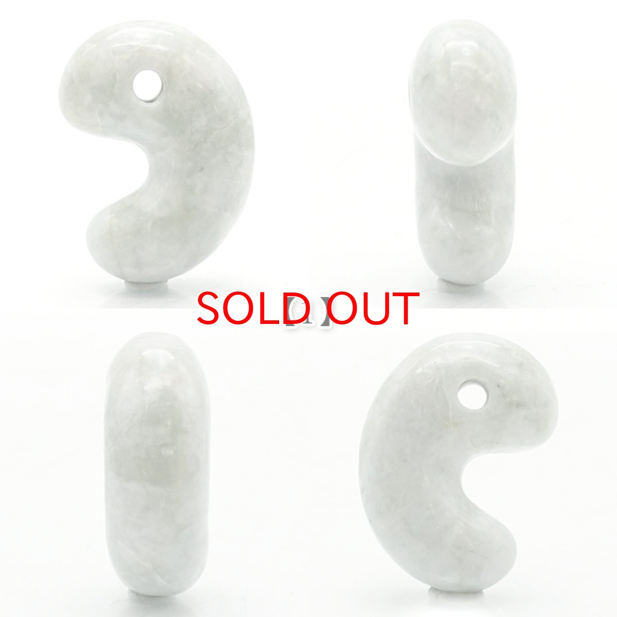 画像2: 【一点物】 若桜翡翠 約20mm 勾玉 鳥取県産 日本銘石 希少 国石 5月誕生石 ひすい 天然石 パワーストーン 国産 (2)