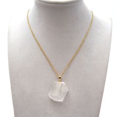 画像5: 【石の日SALE 14%OFF】 モンドクォーツ ペンダントトップ タンザニア産 【一点物】 原石 水晶 稀少石 浄化 天然石 パワーストーン (5)