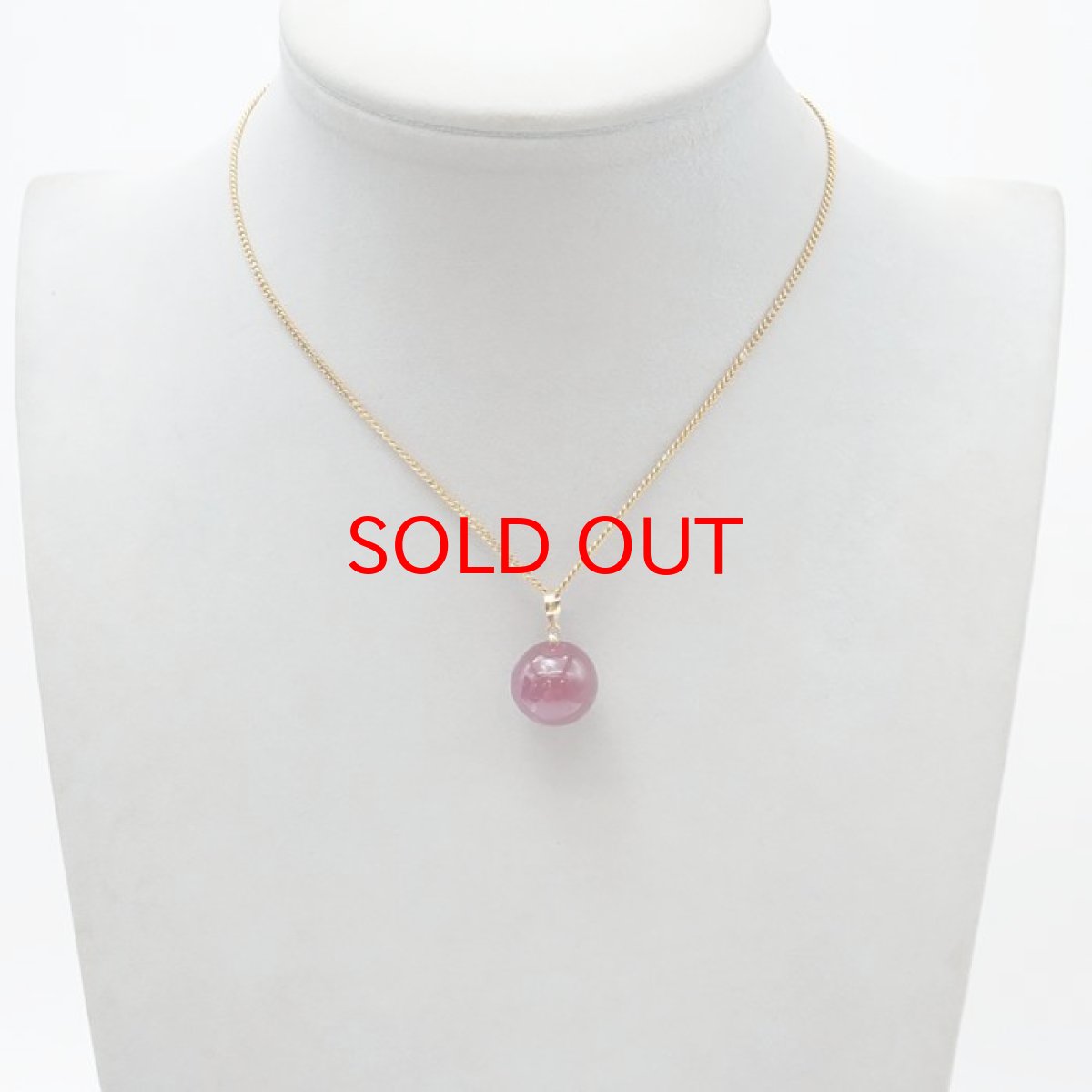 画像3: ルビー 13mm ペンダントトップ K18 ミャンマー産 突き刺し型 Ruby 7月誕生石 丸玉 ゴールド 日本製 自社製 天然石 パワーストーン (3)