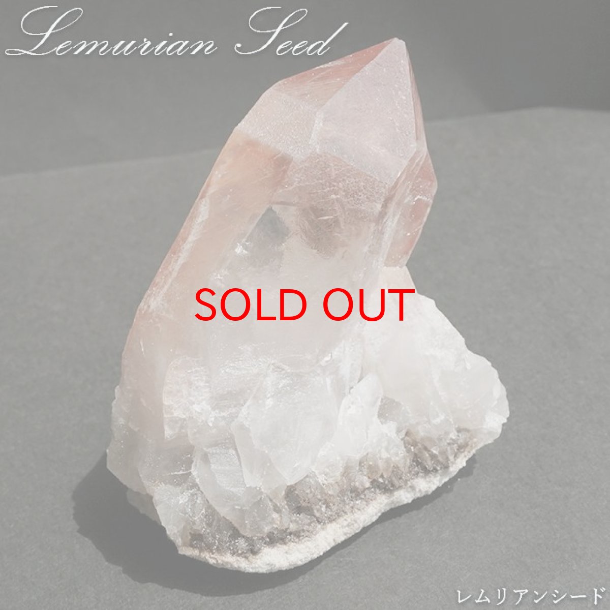 画像1: 【石の日SALE 14%OFF】 ピンクレムリアンシード 原石 ブラジル産 一点物 Lemurian Seed 稀少石 浄化 天然石 パワーストーン カラーストーン (1)
