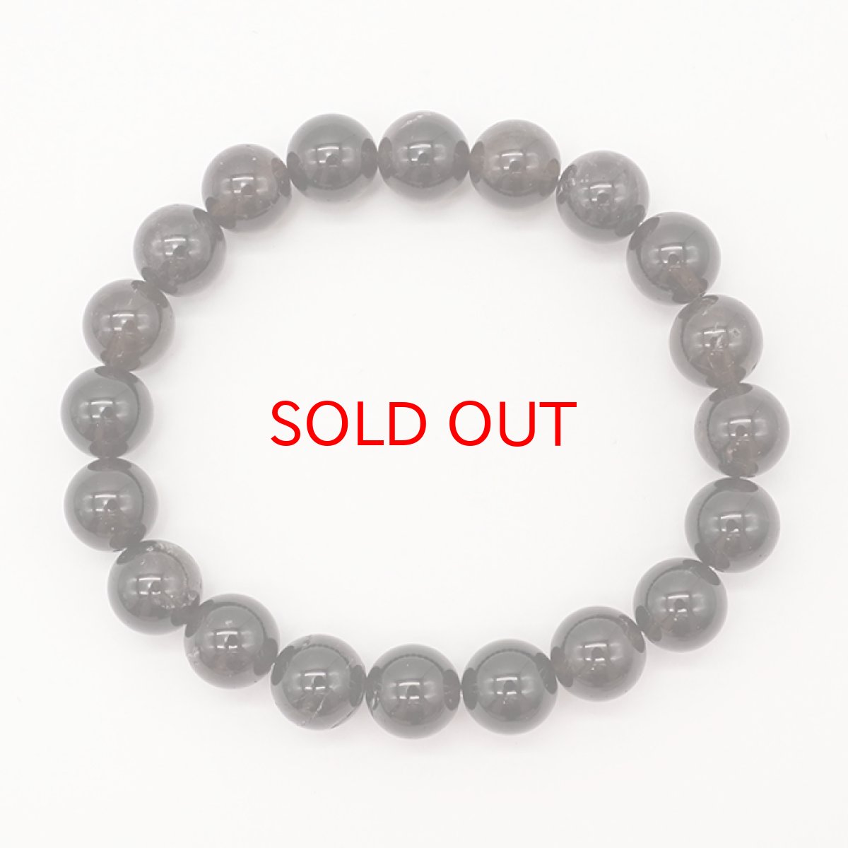 画像3: 山梨黒平黒水晶 AAAランク ブレスレット 10mm 山梨県産 黒水晶 Kurobera Quartz お守り 浄化 国産水晶 天然石 パワーストーン 日本銘石 カラーストーン (3)