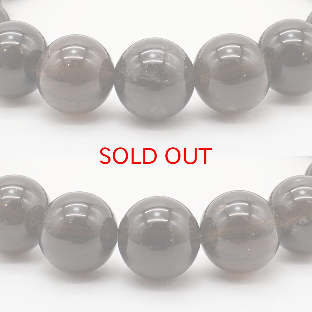 画像2: 山梨黒平黒水晶 AAAランク ブレスレット 10mm 山梨県産 黒水晶 Kurobera Quartz お守り 浄化 国産水晶 天然石 パワーストーン 日本銘石 カラーストーン (2)