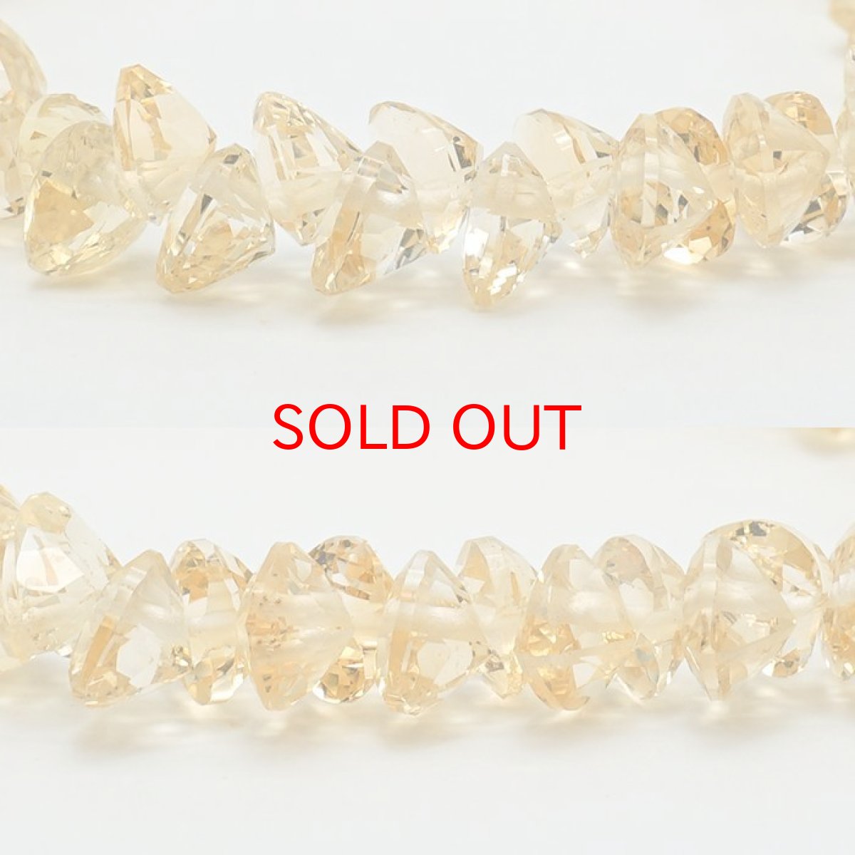画像2: 【セール 14%OFF】 シトリン ハートカット ブレスレット 6mm ブラジル産 Citrine 黄水晶 お守り 浄化 天然石 パワーストーン カラーストーン (2)