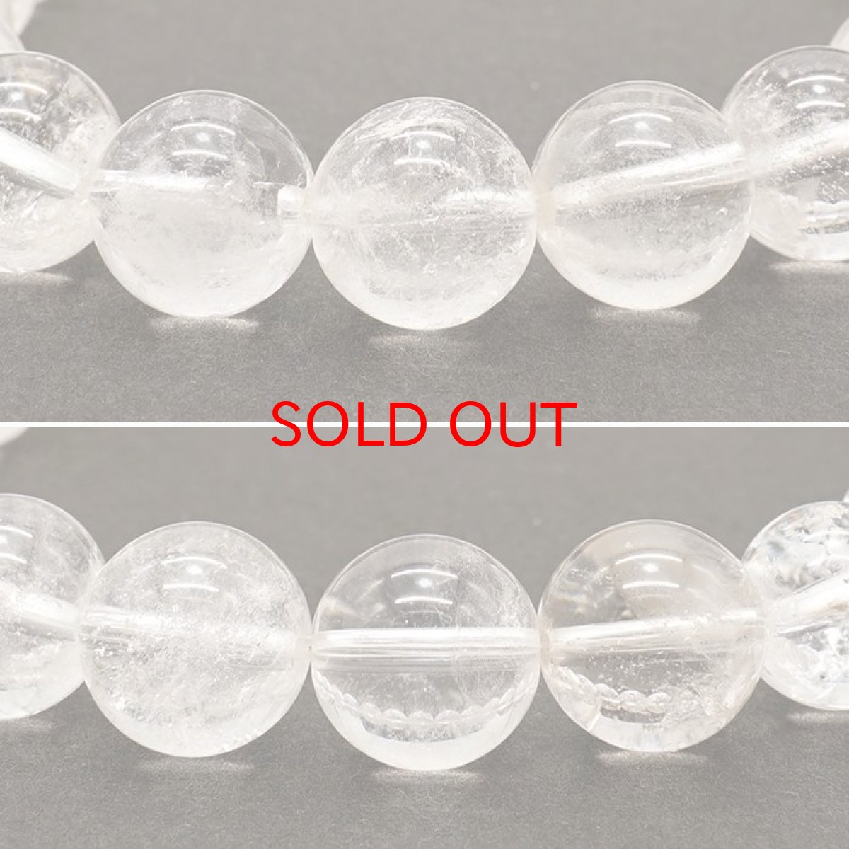 画像2: 【20%OFFセール】 山梨黒平水晶 Aランク ブレスレット 10mm 山梨県産 日本銘石 日本製 国産水晶 天然石 パワーストーン (2)