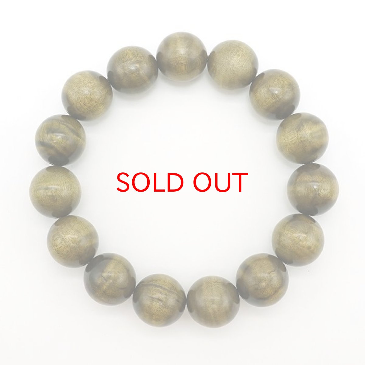 画像3: 【20%OFFセール】 神代金糸楠 15mm ブレスレット JINDAI Golden Camphor パワーズウッド 天然木 (3)