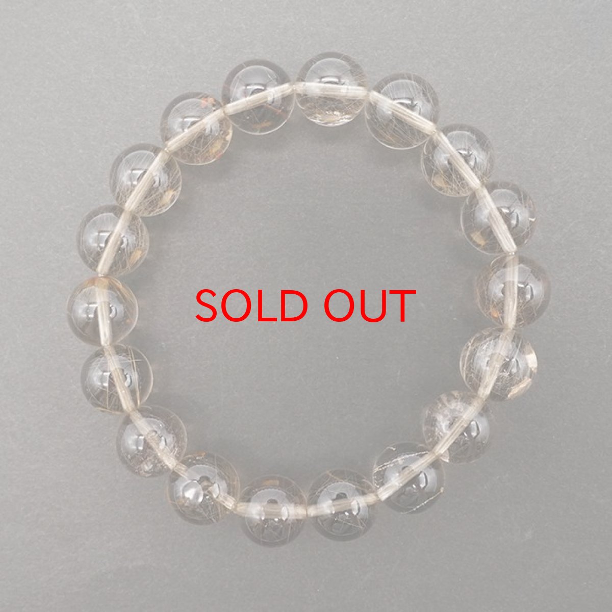 画像3: 山梨シルバールチルクォーツ 11mm ブレスレット 山梨県産 【 一点もの 】 Yamanashi Silver Rutile Quartz 日本銘石 パワーストーン 天然石 カラーストーン (3)