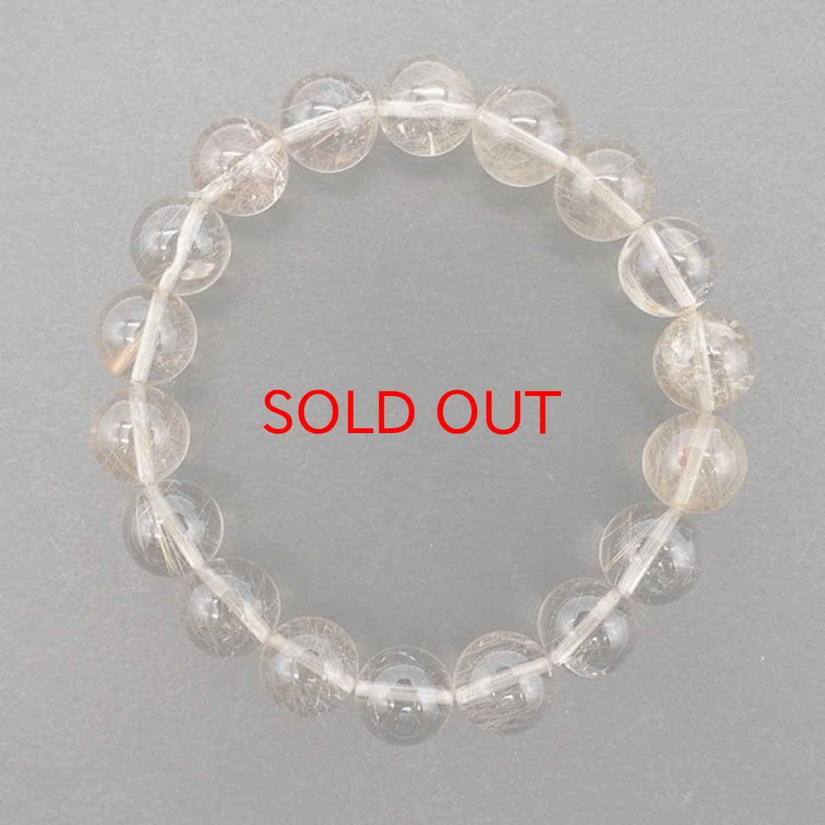 画像3: 山梨ゴールドルチルクォーツ 11mm ブレスレット 山梨県産 【 一点もの 】 Yamanashi Silver Rutile Quartz 日本銘石 パワーストーン 天然石 カラーストーン (3)