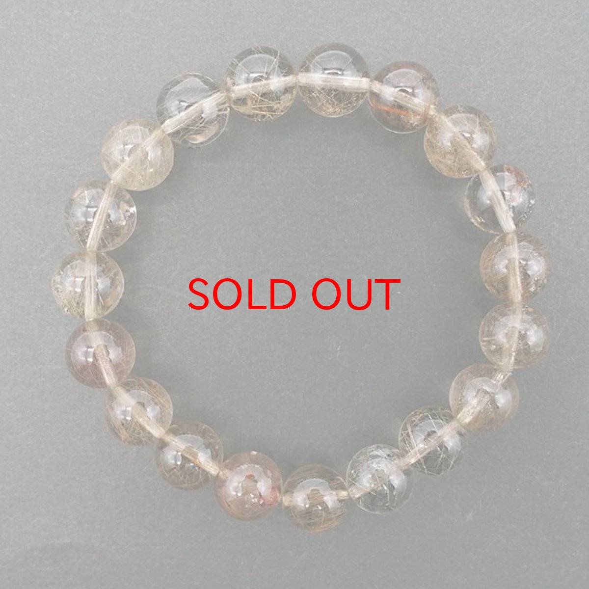 画像3: 山梨シルバールチルクォーツ 10mm ブレスレット 山梨県産 【 一点もの 】 Yamanashi Silver Rutile Quartz 日本銘石 パワーストーン 天然石 カラーストーン (3)