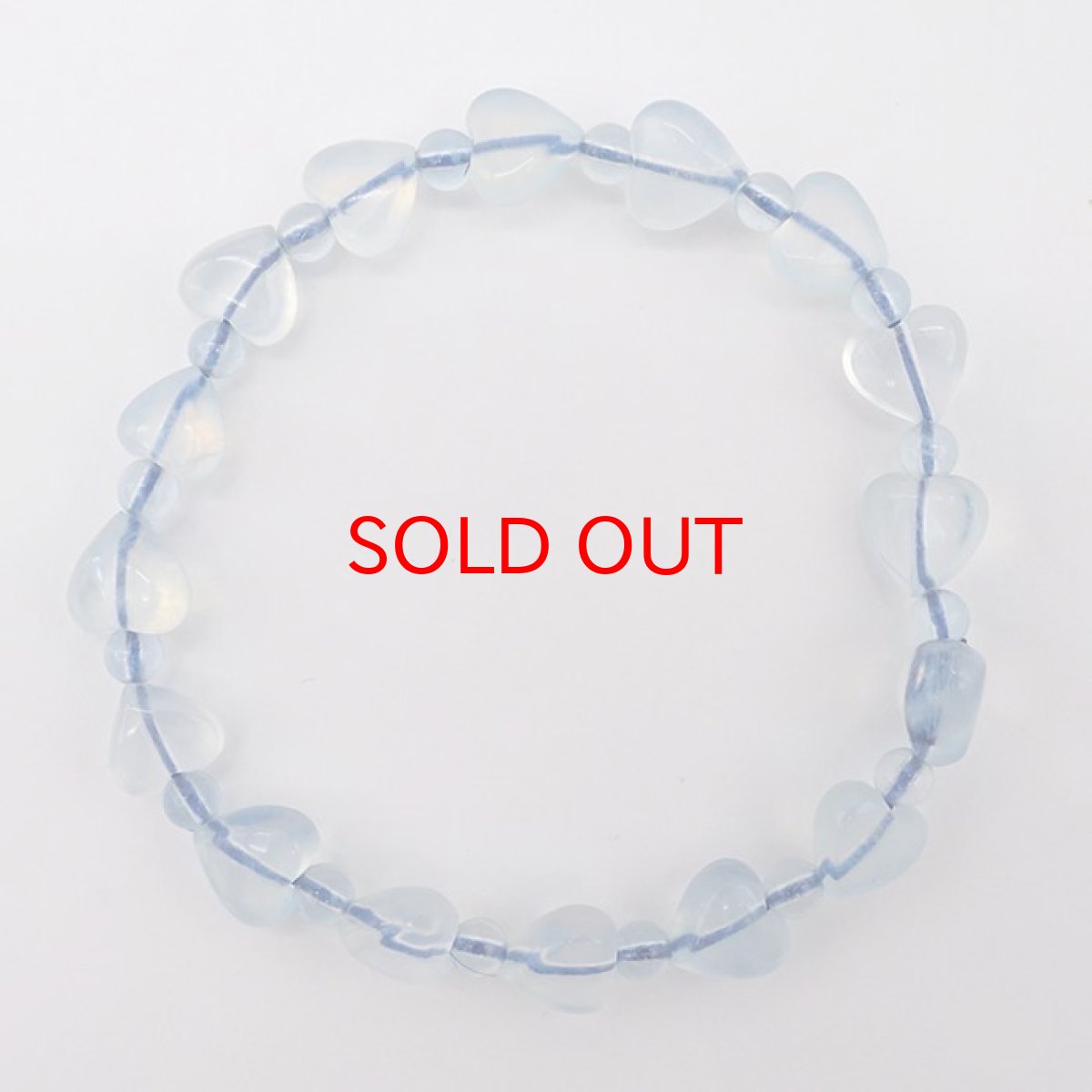 画像3: アクアマリン ブレスレット ハート ブラジル産 【 一点物 】 Aquamarine 緑柱石 藍柱石 藍玉 水色 浄化 お守り 天然石 パワーストーン カラーストーン (3)