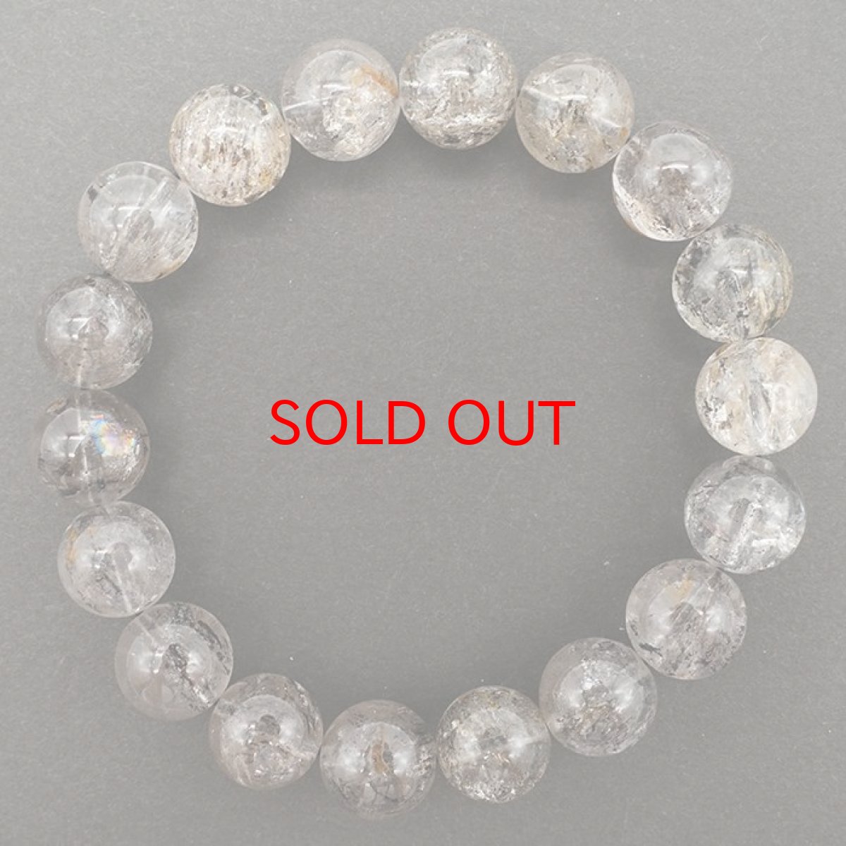 画像3: ハーキマーダイヤモンド ブレスレット 11mm アメリカ産 一点もの ドリームクリスタル ダイヤモンド 水晶 出産御守り 稀少価値  パワーストーン (3)