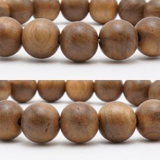 画像2: 【石の日SALE 14%OFF】 神代栓 10mm ブレスレット 日本産 JINDAI SEN パワーズウッド 天然木 (2)