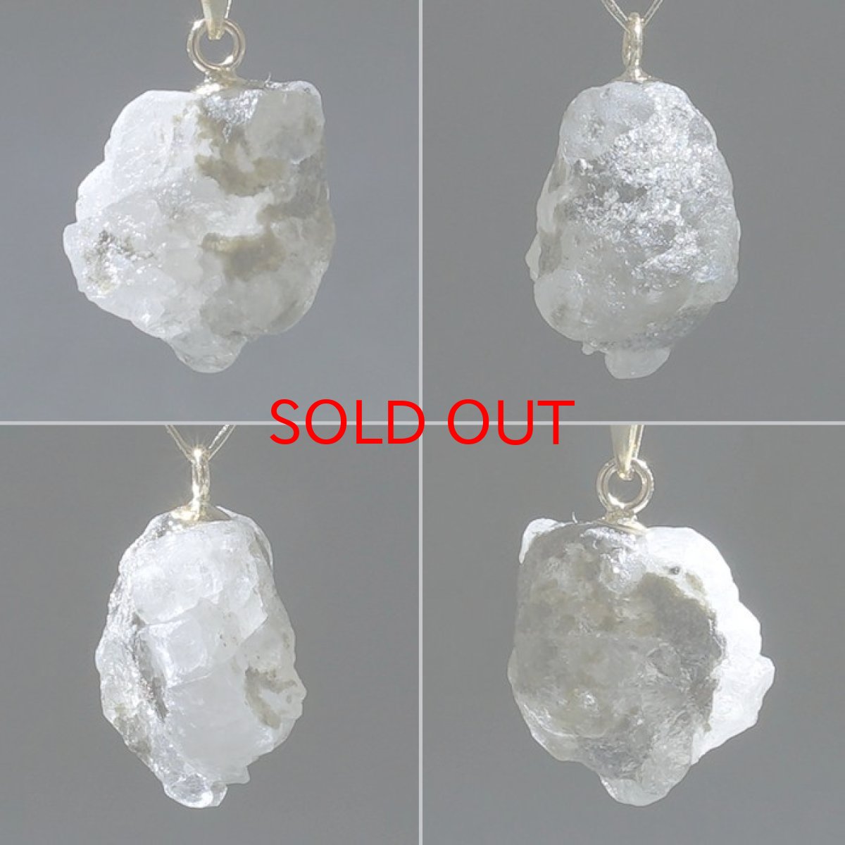 画像2: フェナカイト 4.0ct ペンダントトップ ロシア産 K18 ラフ 原石 【 一点もの 】 Phenakite 日本製 希少石 パワーストーン (2)