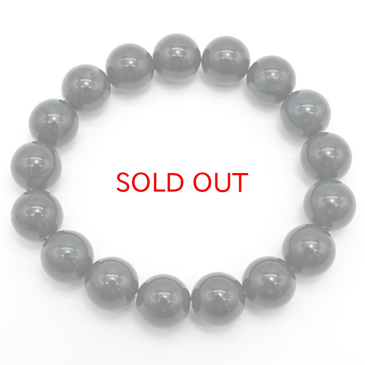 画像3: 【日本の石】 神居古潭 12mm 玉ブレスレット 【北海道】 (3)