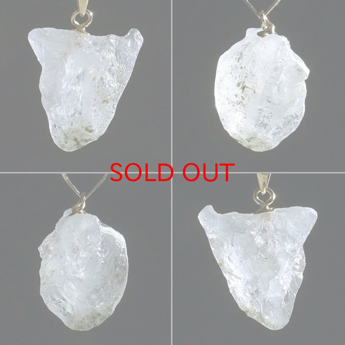 画像2: フェナカイト 4.0ct ペンダントトップ ロシア産 K18 ラフ 原石 【 一点もの 】 Phenakite 日本製 希少石 パワーストーン (2)