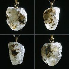 画像2: 【石の日SALE 14%OFF】 フェナカイト 3.5ct ペンダントトップ ロシア産 K18 ラフ 原石 【 一点もの 】 Phenakite 日本製 希少石 パワーストーン (2)