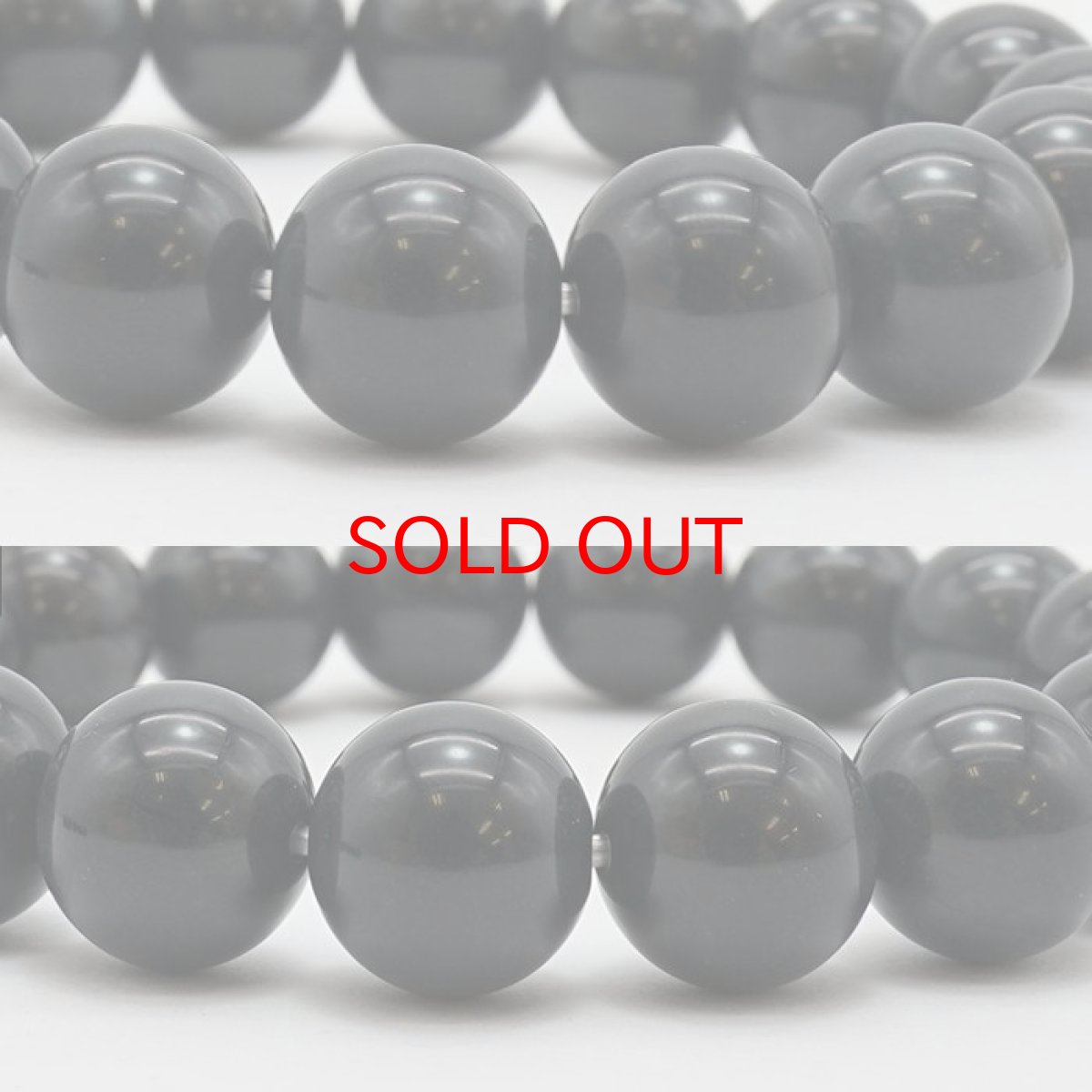 画像2: 【日本の石】 神居古潭 12mm 玉ブレスレット 【北海道】 (2)