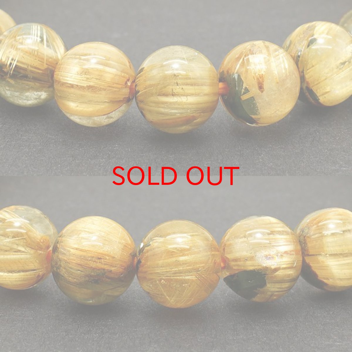 画像2: タイチンルチルクォーツ ブレスレット 約8mm ブラジル産 金針水晶 【一点物】 ルチル Taichin rutile 天然石 パワーストーン カラーストーン (2)