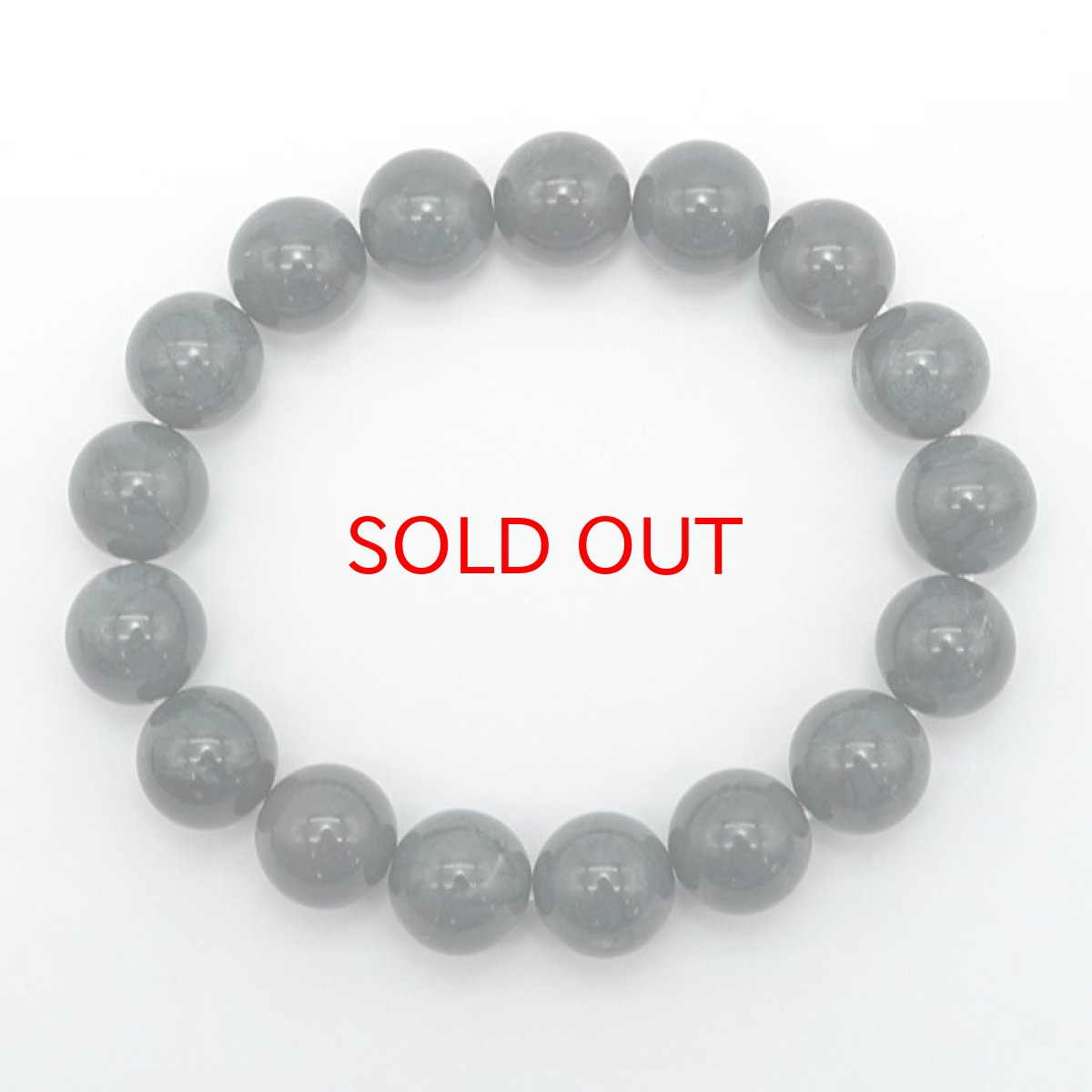 画像3: 【日本の石】 神居古潭 緑12mm 玉ブレスレット 【北海道】 (3)