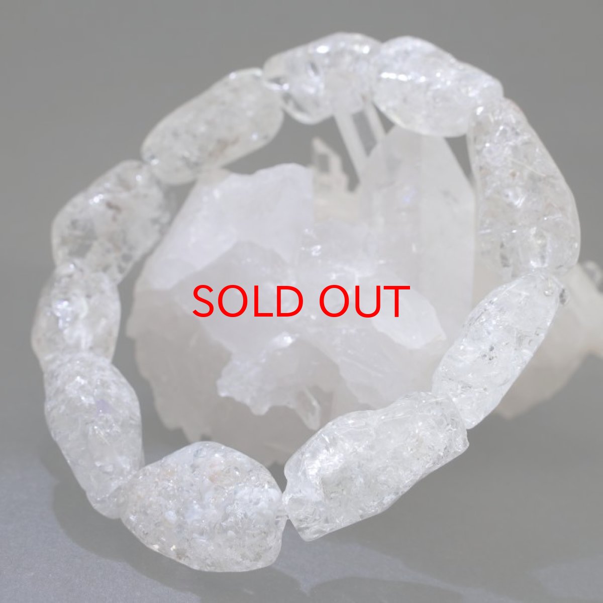 画像2: ハイアライトオパール タンブル ブレスレット 27.2g メキシコ産 Hyalite Opal 10月誕生石 オパール 天然石 パワーストーン カラーストーン (2)