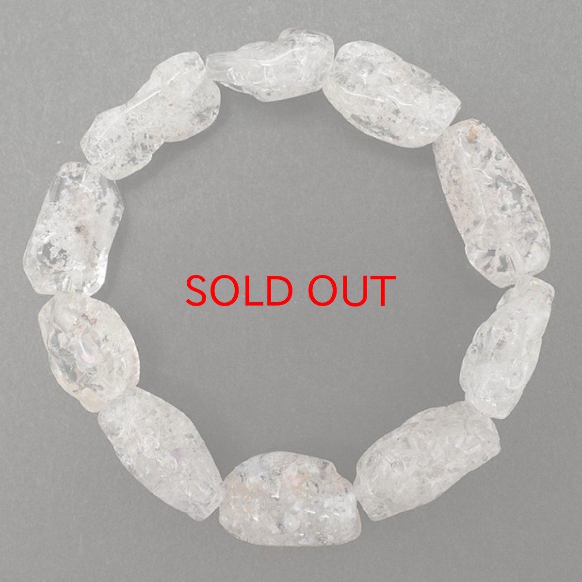 画像4: ハイアライトオパール タンブル ブレスレット 27.2g メキシコ産 Hyalite Opal 10月誕生石 オパール 天然石 パワーストーン カラーストーン (4)