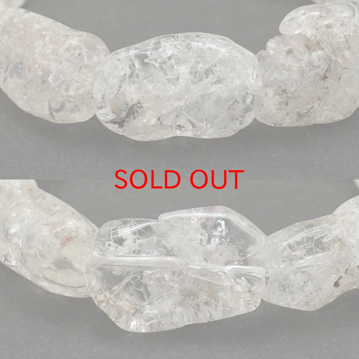 画像3: ハイアライトオパール タンブル ブレスレット 27.2g メキシコ産 Hyalite Opal 10月誕生石 オパール 天然石 パワーストーン カラーストーン (3)