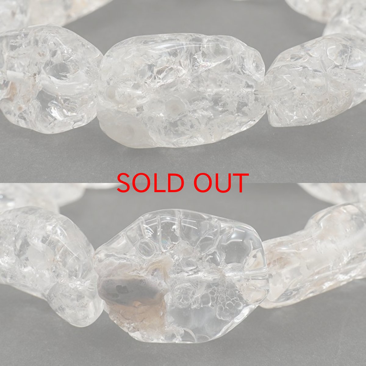 画像3: ハイアライトオパール タンブル ブレスレット 36.0g メキシコ産 Hyalite Opal 10月誕生石 オパール 天然石 パワーストーン カラーストーン (3)