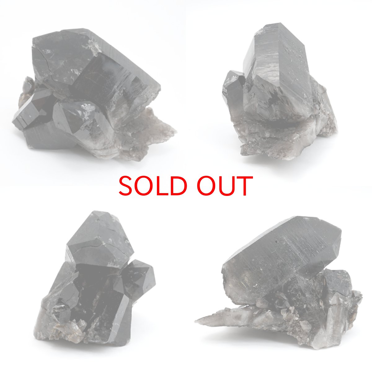 画像2: モリオン 原石 127.9g アーカンソー産 クラスター 【一点もの】 高品質 アメリカ産 Morion 黒水晶 希少 天然石 パワーストーン カラーストーン (2)