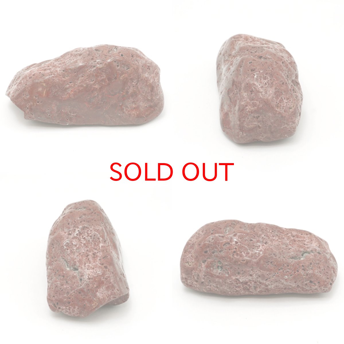 画像2: 佐渡赤玉石 164.4g 原石 研磨あり 台付き 新潟県産 【一点もの】 日本製 日本銘石 赤玉石 お守り 浄化 天然石 パワーストーン カラーストーン (2)