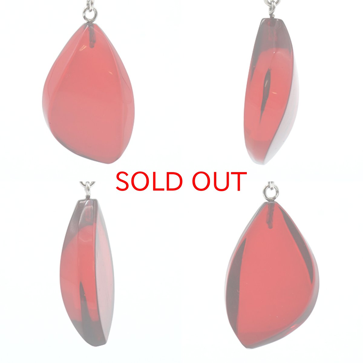 画像2: ルビーアンバー ペンダントトップ SV925 リトアニア産 【一点物】シルバー 琥珀 Amber アンバー 天然石 パワーストーン カラーストーン (2)