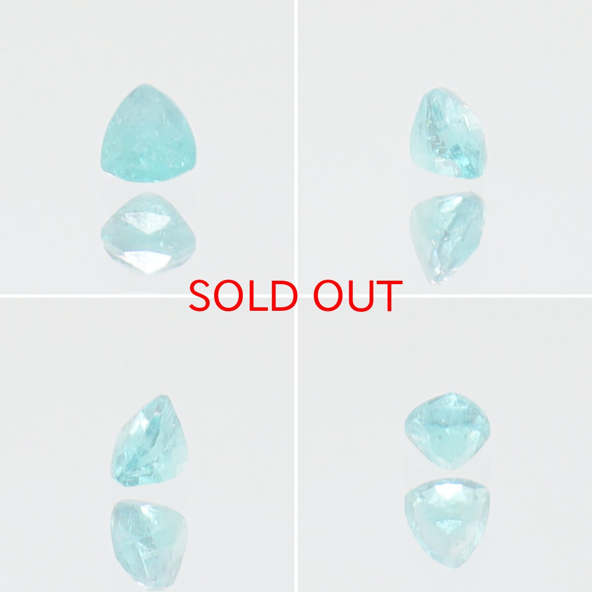 画像2: パライバトルマリン ルース トリリアントカット 0.125ct ブラジル産 【 一点もの 】 トルマリン Paraiba Tourmaline 10月誕生石 希少石 天然石 パワーストーン カ (2)