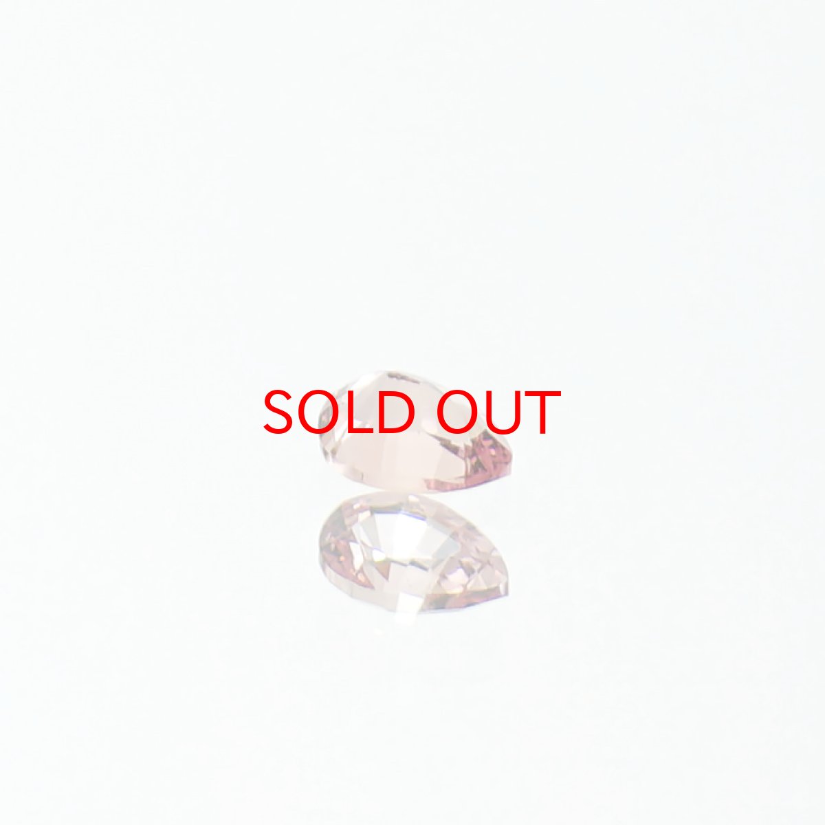 画像3: パパラチャサファイア 0.124ct ルース ペアシェイプ スリランカ産 【一点もの】Padparadscha Sapphire サファイア 天然石 パワーストーン カラーストーン (3)