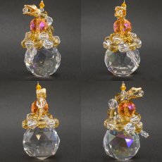 画像2: 【セール 14%OFF】 とぐろ蛇サンキャッチャー 《スタンド付き》 全3色 巳 蛇 日本製 国産 干支 ヘビ へび 正月 年末年始 賀正 正月飾り 新年 お守り (2)
